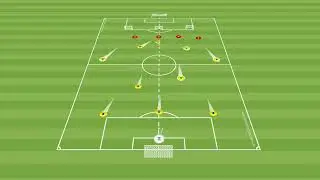 1-3-4-2-1 Progressive Build-up Play & Finishing