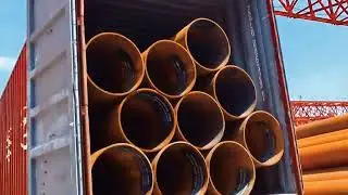 EN10219 S355J0H LSAW STEEL PIPE 610X16X12MI ship to Hong Kong！