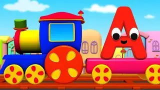 Learn Alphabet Train Song || 3D Animation Alphabet ABC Train Song For Children 