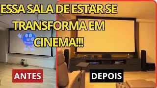 SALA VIRA CINEMA COM UM S&Oacute; COMANDO DE VOZ!!!