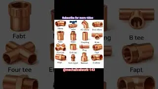 type of pipe fitting #mechanical #engineering #machine #automobile #technology #video #shorts