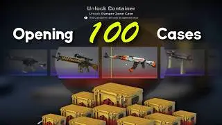 Opening 100 Danger Zone Cases in CS2… INSANE Knife & Rare Skins Drop! 🔥