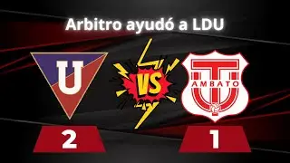 LDU 2 T&eacute;cnico U. 1 ⚽ Liga Pro 2023⚽ AN&Aacute;LISIS