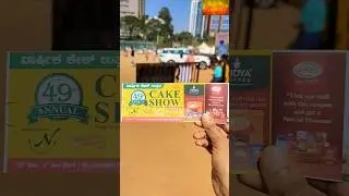 Best cake show in BANGALORE #festival #cake #travel #fun #cakedesign #chillout #enjoy #party #new om