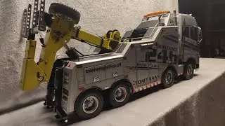 Tamiya 1/14 Volvo Tow Truck test