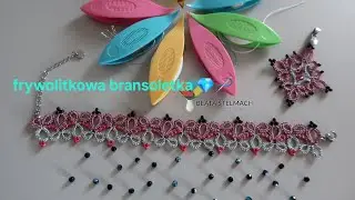 Frywolitka - bransoletka 🪄✨️🪡