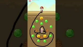 Help the man to collect the GOLD #gameplay #minigames #10million #funnygamingplay #viral  #braintest