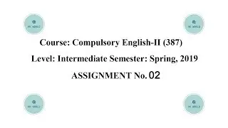 AIOU HSSC 387 Part 2 Solved Assignment Spring 2019