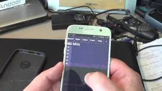 Tuning a 20 meter amateur signal on Android Phone with SDR Touch software