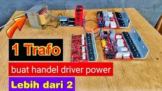 1 trafo buat banyak driver power amplifier ini penjelasanya
