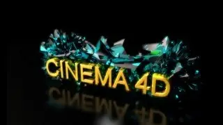 Cinema 4D 2D Intro Template #2 2D With Text - Fast Render Time