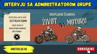 Život na motoru okupljanje članova i intervju sa Krešimirom Toldijem / #motovlog 66