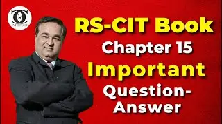 Most Important Questions Answer | Chapter 15: आपके कंप्यूटर का प्रबंधन | RSCIT Important Questions