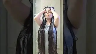 How I Wash My Long Hair #shorts #ytshorts #youtubeshorts #Haircare