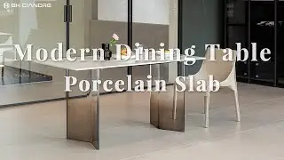 Modern ceramic dining room table | Bk Ciandre