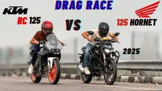 2025 HONDA CB HORNET 125..VS..KTM RC 125!! DRAG RACE TOP END 😱💥 FRIST TIME ON YOUTUBE ⚡