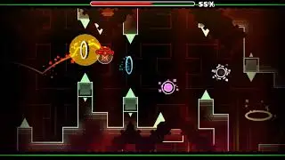 chaos game (Very Easy Demon) by wless - Geometry Dash