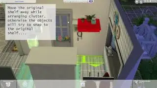 Sims 4 OMSP Shelf Tutorial - Red shelf to clutter easily on the Sims #short #shorts