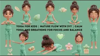 YOGA FOR KIDS | Nature Flow with Ivy | Calm Yoga and Breathing for Focus and Balance