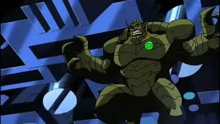 The Hulk confronts The Leader and Abomination