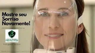 Portuguese Language: 3P Full Face Shield from Positive Pressure Protection, LLC.