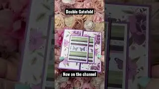 6 x 6 Double Gatefold Card #card #gatefold #cardmaking #cardmakingideas #papercraft #papercrafting