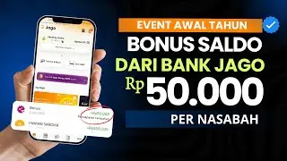 BARU! Buka Rekening Bank Digital Dapat Bonus Rp50.000 Tanpa Syarat Ribet! Bank Jago