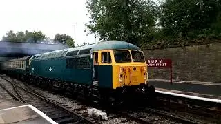 56006 arrives at Bury Bolton Street on East Lancashire Railway Heritage line