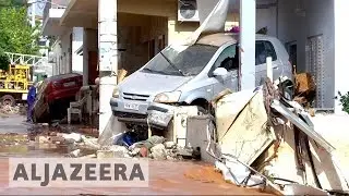 Greece floods: More than a dozen people drowned west of Athens