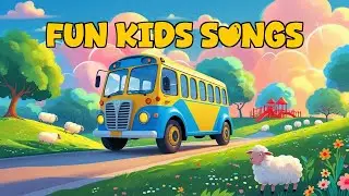 Wheels on the Bus Dreams 🌙🚌 | Sweet Song for Kids