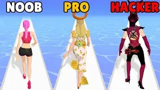 NOOB vs PRO vs HACKER in Destiny Run
