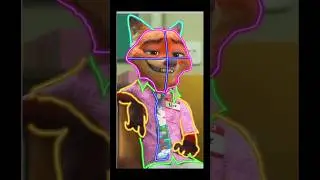 Zootopia&rsquo;s sly Nick Wilde 🦊 | Nick Wilde drawing ✍️ | Disney fanart | Guess who? #shorts
