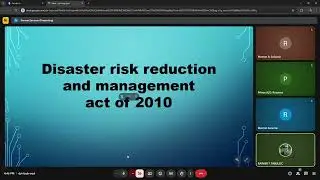 National Disaster Risk Reduction and Management Council Act of 2010 (RA 10121) by Group 5