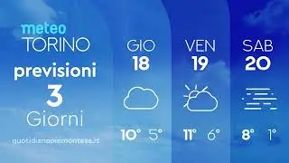Torino, previsioni meteo del 17 dicembre 2025