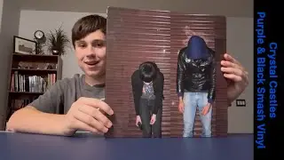 Crystal Castle&rsquo;s Crystal Castles Purple and Black Smash vinyl unboxing