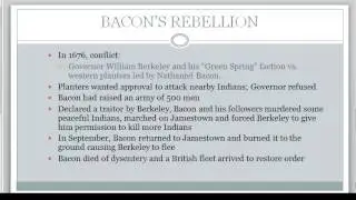 Virginia and the Introduction of Slavery