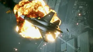 Ace Combat 7: DLC Mission 2 Anchorhead Raid | Ace Difficulty S Rank | SU-34 + SFFS & HCAA