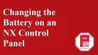 GE Interlogix NX Alarm Panel - Changing Backup Battery