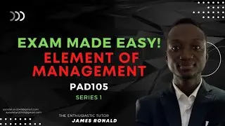 ЭКЗАМЕН СДЕЛАН ПРОЩЕ! ЭЛЕМЕНТ МЕНЕДЖМЕНТА 1 PAD105