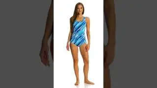 Dolfin Aquashape Conservative Cascade One Piece Swimsuit | SwimOutlet.com