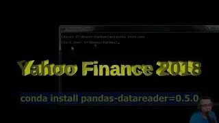 Get Stock Data From Yahoo Finance In 2018 | Anaconda Pandas-DataReader