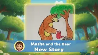 How To Draw a Bear /Masha and the Bear.    Little Art Studio 