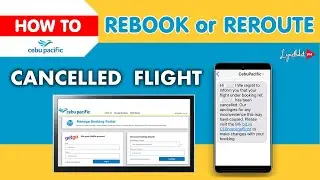 GUIDE! How to REBOOK or REROUTE Cancelled Cebu Pacific Flight for FREEE!!! #Rebook #Cebupacific