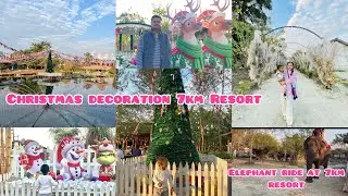 7km resort Christmas party || Elephant ride at 7km resort ||Tungtao resort || Pork recipe @7kmresort
