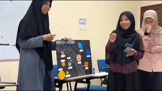 GROUP 8: *Spelling and Guess* With using media Replica Solar System Broad🌍🌑