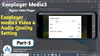 Exoplayer Media3 Video Quality Setting in Android Studio || Media3 Video Quality setting 