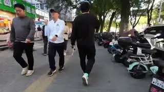 autumn Beijing city walk with action 2