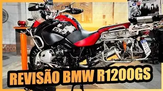 ABRIMOS O EIXO CARDAN DA MOTO BMW E TIVEMOS UMA SURPRESA *REVISÃO BMW R1200GS*