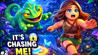 A Giant Chameleon Chasing Me 😨|Roblox Escape The Chameleon Gameplay #2
