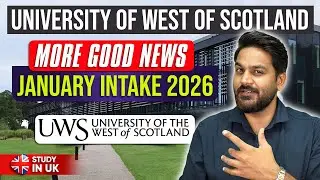 University of West of Scotland: Courses & Scholarships for Indian Students | UK Intake 2026